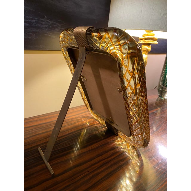 Vintage Italian Picture Frame by Barovier & Toso, 1950 For Sale - Image 4 of 10