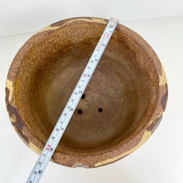 Vintage David Cressey Terra Major Stoneware Planter Bowl For Sale - Image 10 of 12