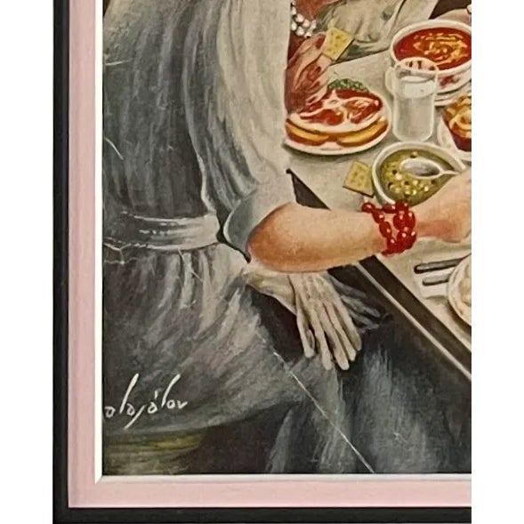 Light Gray Saturday Evening Post Cover, "Cafeteria Dieter," November 10, 1956 For Sale - Image 8 of 8