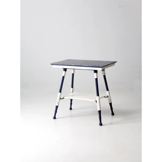 Antique Turned Leg Side Table For Sale - Image 13 of 13