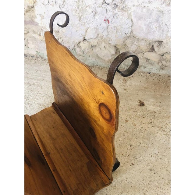 Vintage Rustic Magazine Rack, 1950s For Sale - Image 14 of 16