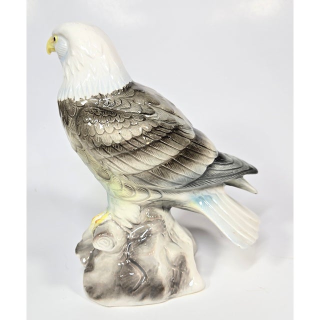 Vintage Ceramic Bald Eagle For Sale - Image 6 of 14