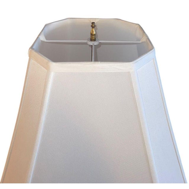 Ceramic 1950s Sèvres Style Porcelain Table Lamps Signed Weidmann Sèvres - a Pair For Sale - Image 7 of 9