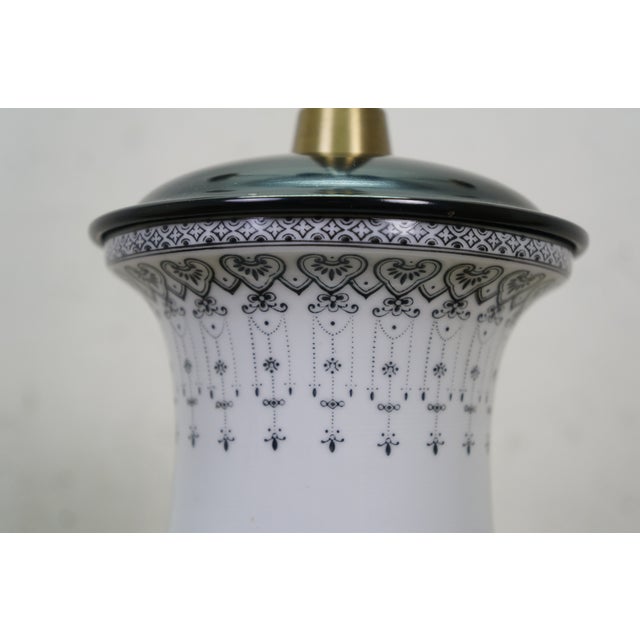 The Marbro Lamp Company Mid 20th Century Marbro Chinese Famille Rose Porcelain Peacock Vase 2 Light Pull Chain Lamp 31" For Sale - Image 4 of 18