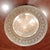 Vintage Egytian Hammered Sculptured Copper Platter/ Bowl With French Fluer- De- Lis and Bee Symbol. Heave guage copper...