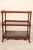 Wood Pair of English Regency Style Mahogany 3 Tier Side Tables For Sale - Image 7 of 11