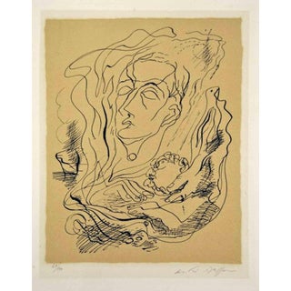 André Masson, Human Thoughts, 1970s, Lithograph For Sale