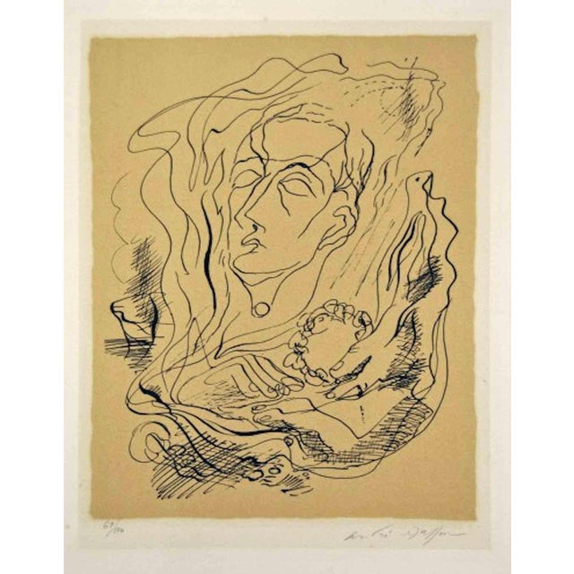 André Masson, Human Thoughts, 1970s, Lithograph For Sale