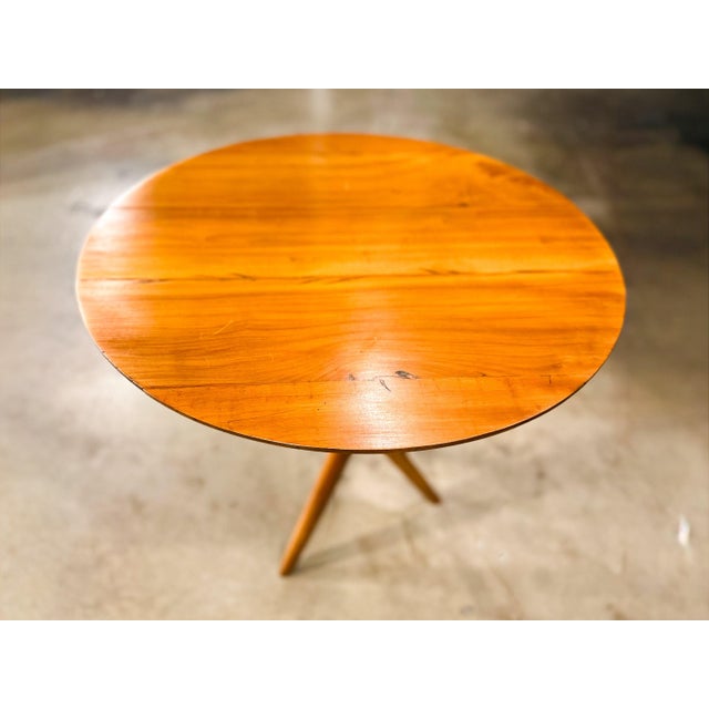 Sculptural Three-Legged Side Table in Ivory Wood, Brazilian Modern, 1950s For Sale In New York - Image 6 of 15