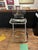 Mid-Century Modern Lucite and Black Patent Leather Designer Luigi Bardini Bar Stools -a Pair For Sale - Image 3 of 15