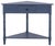 Gomez 1 Drawer 1 Shelf Corner Table in Blue For Sale - Image 9 of 9