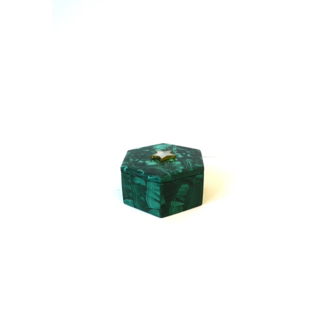 Malachite Jewelry Box For Sale In New York - Image 6 of 13