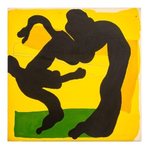 Jack Roth "Rope Dancer 27" Acrylic on Canvas, '80