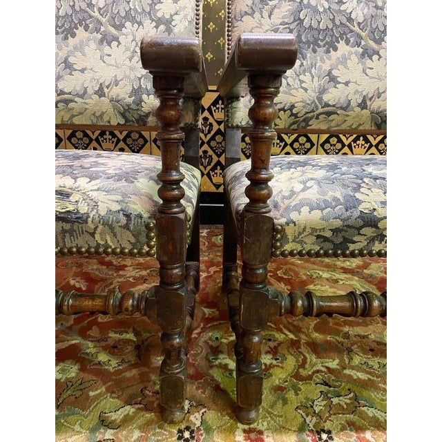 Artist: None Period: 19th century Style: Renaissance, Louis 13th Condition: Some repairs Material: Solid wood Length:...