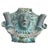 Neoclassical Vintage Classical Bronze & Polychrome Water Fountain Mask For Sale - Image 3 of 12