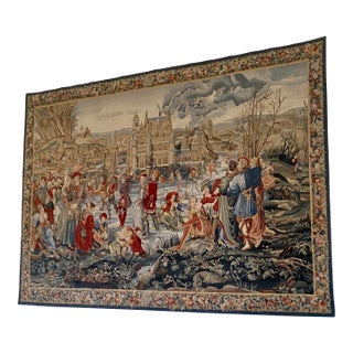 Large Tapestry "From the Months of Lucas" 17th Century Design For Sale