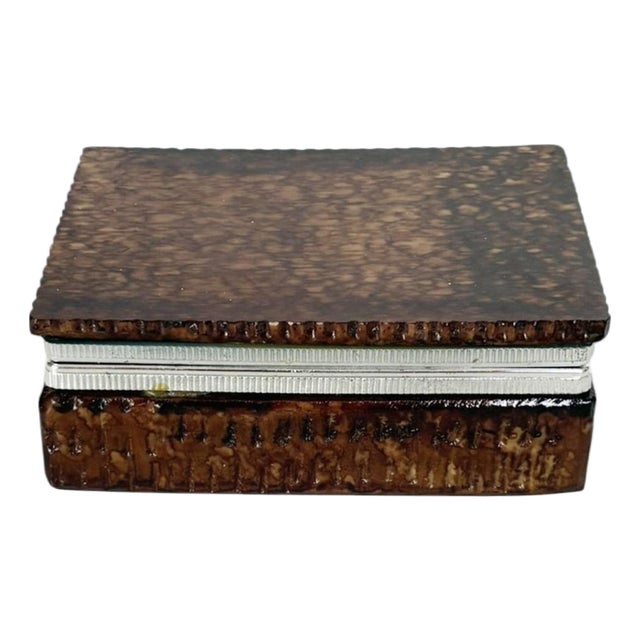 Onyx Box in Brown, France, 1970 For Sale