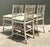 Vintage Distressed Wood Faux Bamboo Spindle Back Chairs - Set of 4 For Sale - Image 15 of 18