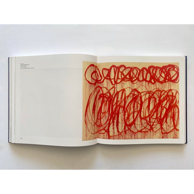 Cy Twombly Abstract Expressionist Lithograph Print Paris Retrospective Exhibition Large Volume Hardcover Art Book For Sale - Image 10 of 12