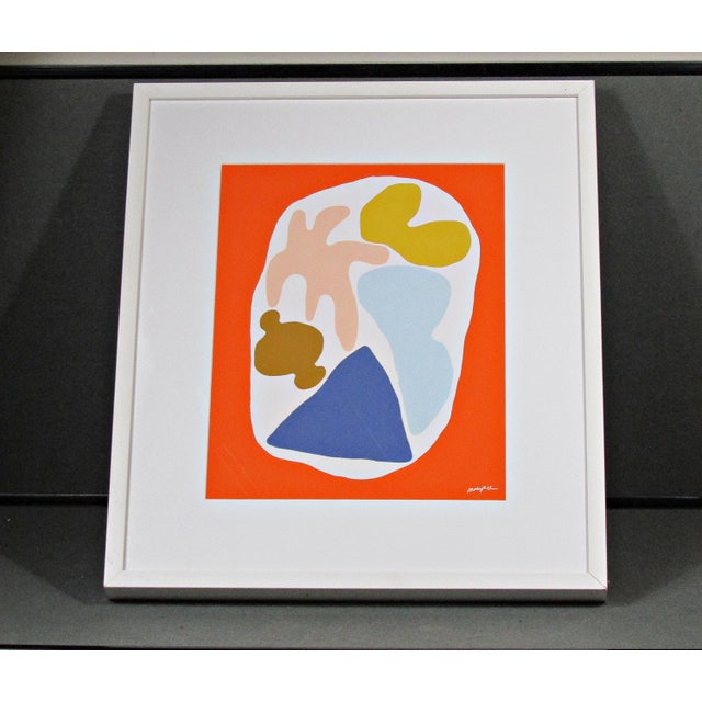 Marleigh Culver “Number 19” Framed Abstract Print, Tappan Collective For Sale In Austin - Image 6 of 9