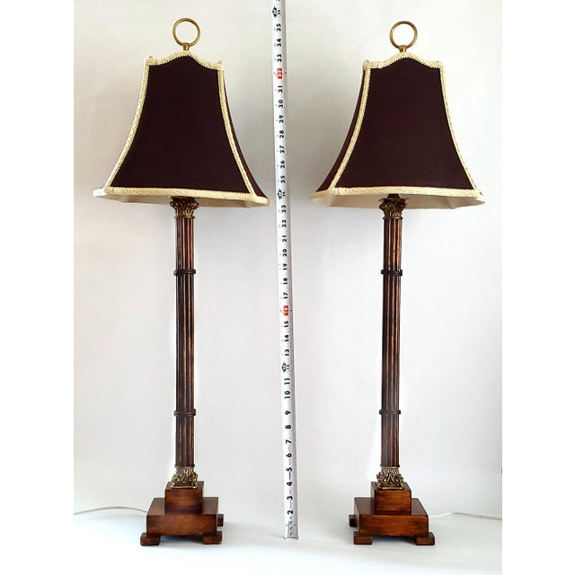 Christopher Spitzmiller, Inc Lamp Pair Faux Bamboo For Sale - Image 4 of 18