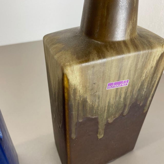 Fat Lava Vases from Scheurich, Germany, 1970s, Set of 2 For Sale - Image 14 of 18