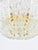 Large Vintage Curved Basket Pendant Light in Brass and Textured Glass by J. T. Kalmar for Kalmar, Vienna, 1950 For Sale - Image 12 of 18