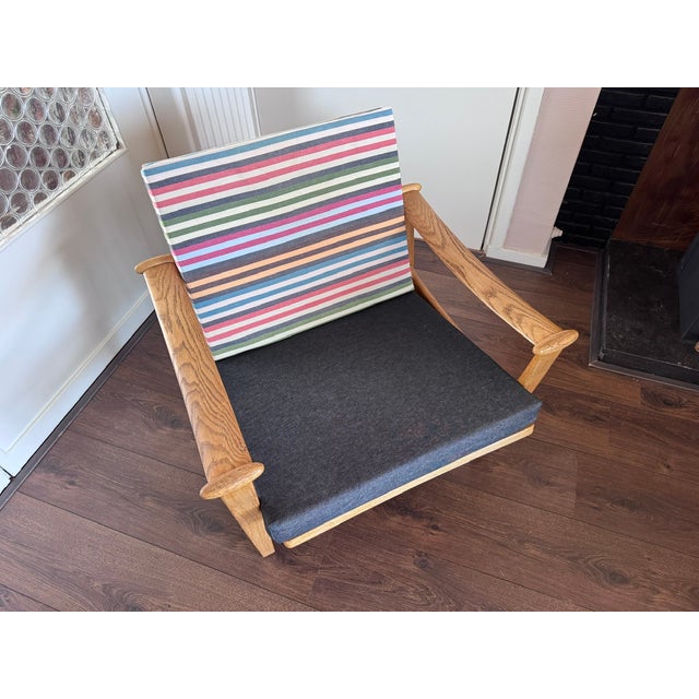 Mid-Century Modern Danish Easy Chair in Oak by Finn Juhl for France & Søn, 1950s For Sale - Image 14 of 15