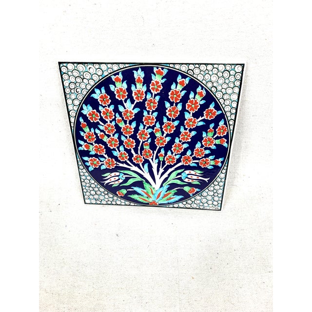 Ceramic Vintage Turkish Tile For Sale - Image 7 of 7