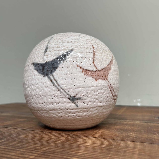 Kikyoya Platycodon House Kiln Shino Ware Ikebana Vase, Japan, 1960s For Sale - Image 10 of 18