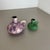 Set Colorful Ceramic Studio Pottery Vases by Otto Keramik, Germany, 1970s, Set of 3 For Sale - Image 4 of 18