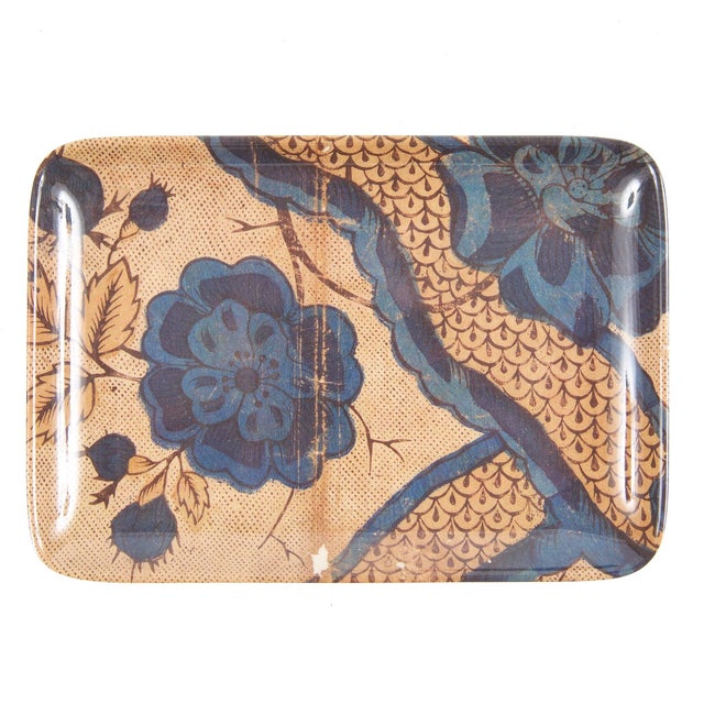 Plastic Antique Wallpaper Valet Trays, Set of 6 For Sale - Image 7 of 11