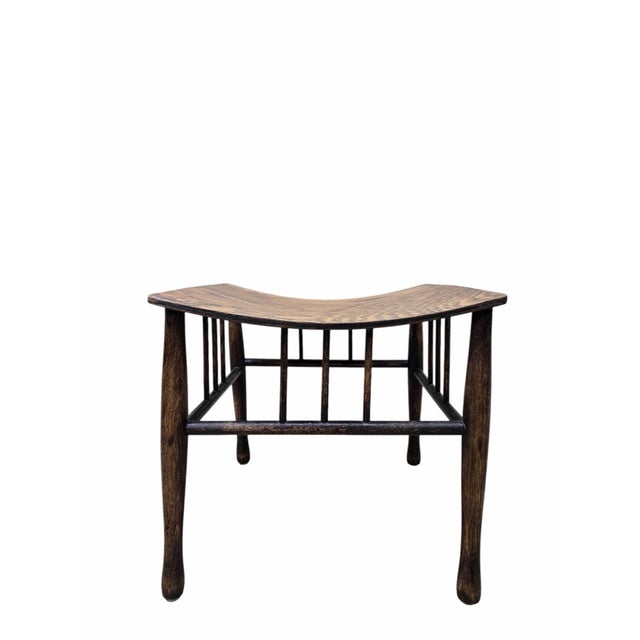 Antique American Arts and Crafts Mission Oak Side Table For Sale In Chicago - Image 6 of 7