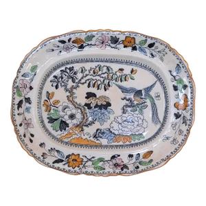 Antique Ashworth Brothers Hanley England 13" Serving Platter
