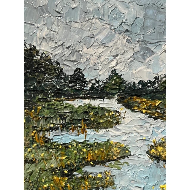 2020s Into the Forest by Sea, Original Oil Painting by Mai-Lis Bahr For Sale - Image 5 of 10