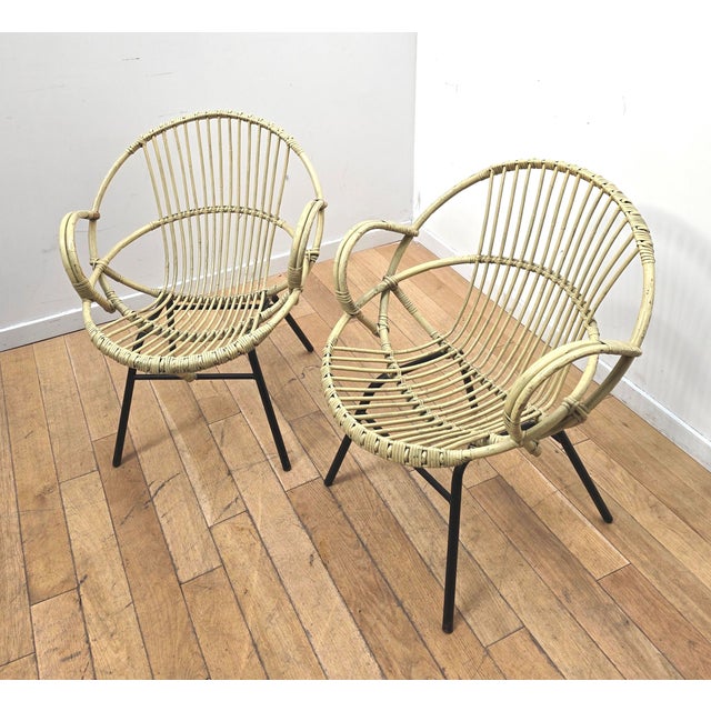 1960s Armchairs from DirkVan, 1960s, Set of 2 For Sale - Image 5 of 8