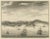 Kannur or Cananore with Ships, 1726, Paper For Sale