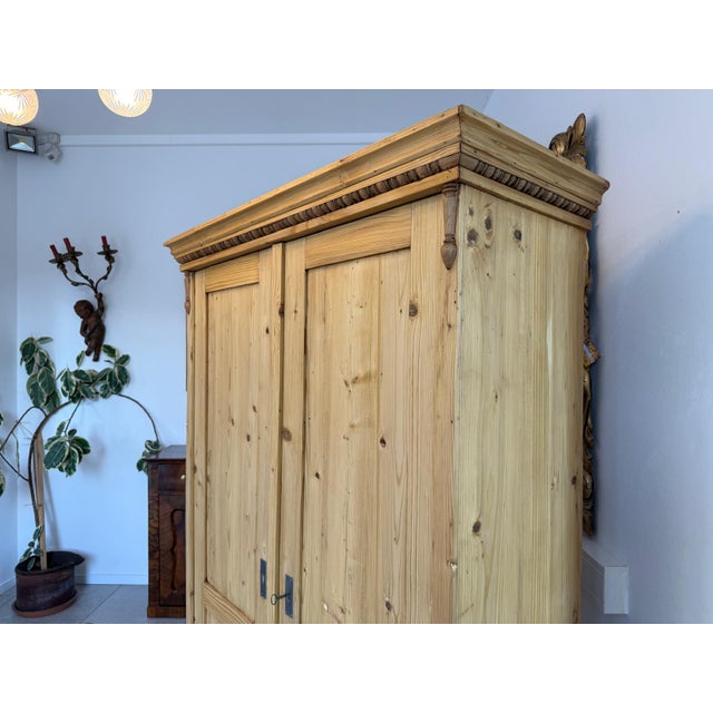 Gründerzeit Farmhouse Cabinet in Natural Wood For Sale - Image 6 of 9