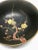 Black Vintage Japanese Guild Gold Hand Painted Lacquer Bowl For Sale - Image 8 of 13