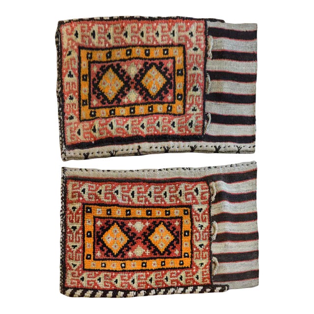 Early 20th Century Gabbeh Grain Bag Rugs - A Pair For Sale