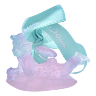 Daum French Crystal Pink Angel For Sale