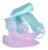 Daum French Crystal Pink Angel For Sale