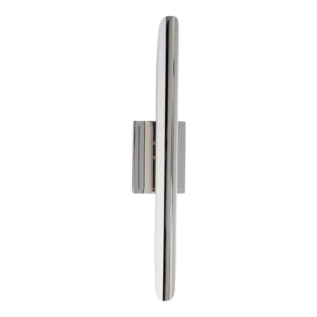 Regina Andrew Redford Sconce in Polished Nickel For Sale