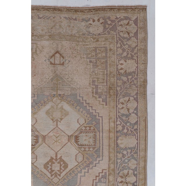 Distressed, Shabby Chic. The rug is solid but with low pile and a distressed look that adds to its beauty and charm. The...