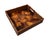Vintage Mid Century Modern Penshell Rattan Woven Serving Bar Tray Palecek Boho For Sale - Image 9 of 11