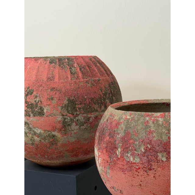 Concrete Planters, 1960s, Set of 2 For Sale - Image 4 of 5