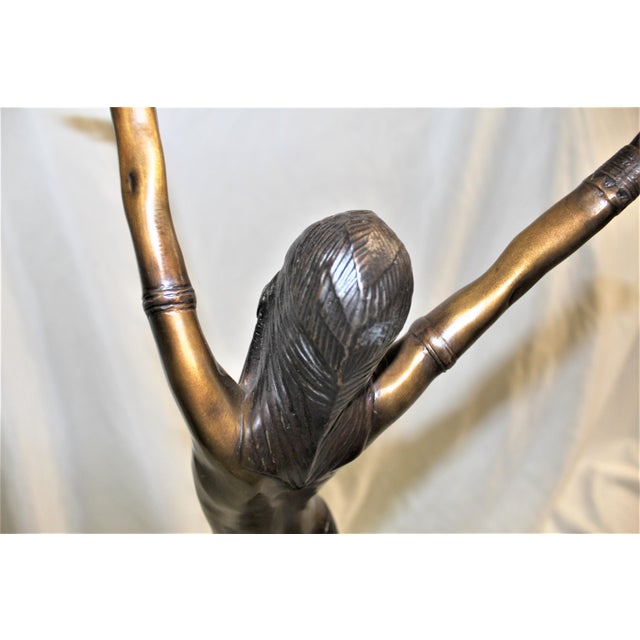 2010s Art Deco Egyptian Dancer in the Manner of Chiparus For Sale - Image 5 of 18