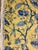 1980s Vintage Yellow & Blue Asian Print Fabric For Sale - Image 5 of 5