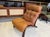 Mid-Century Modern Norwegian Tan Leather Lounge Chair by Oddvin Rykken for Rybo Rykken & Co For Sale - Image 4 of 18