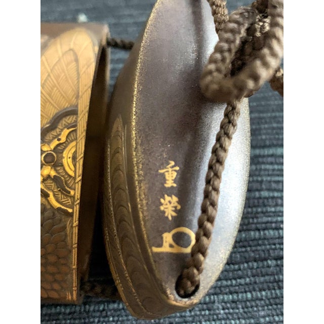 Antique Japanese Inro by Shigehide Edo Period For Sale - Image 9 of 15